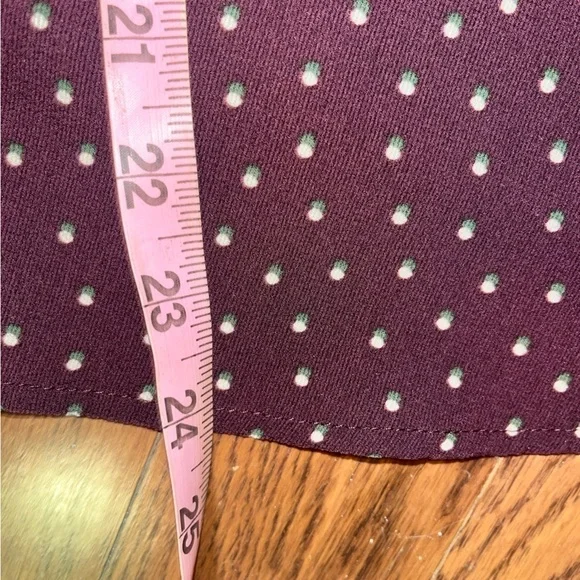 Sweet Wanderer Polka Dot Neck Tie Blouse L - Picture 8 of 11